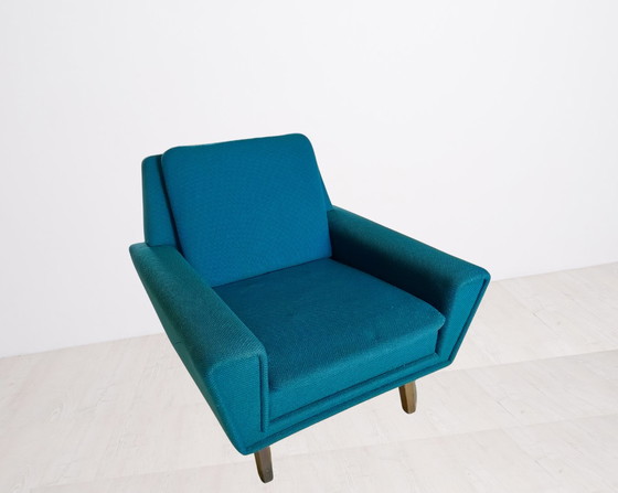 Image 1 of Vintage Mid century Deens design 4 zits bank en fauteuil 