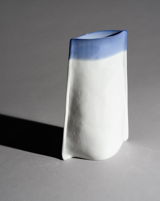 Image 1 of Johan van Loon x Rosenthal Studio-Line Glossy Paper Porcelain Vase Duo Maritime