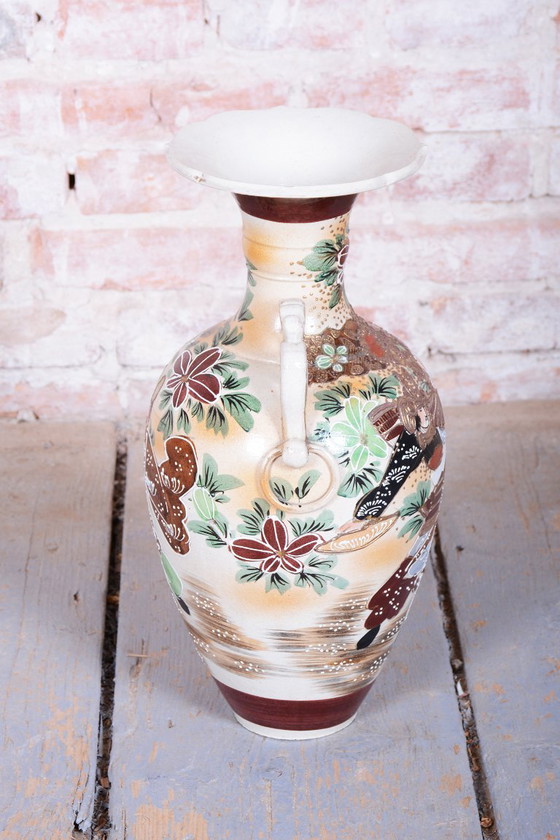 Vaso Art Déco originale, tecnica Moriage, ceramica smaltata, Giappone, anni '10 – Vasi (photo 3 of 9)