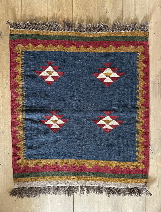 Image 1 of Authentique Kelim Persan tissé à la main Nouveau 105x63