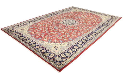 Original Perserteppich Keschan,Kashan Rot 365x 247 cm Top Zustand Klassik Alt