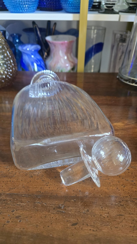 Carafe Carlo Moretti avec étiquette – Sculptures en verre, Glass (photo 4 of 7)