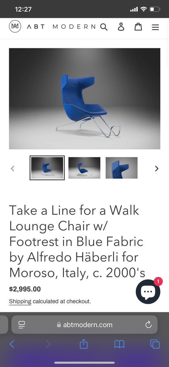 Image 1 of Moroso neemt een lijn mee voor een wandeling