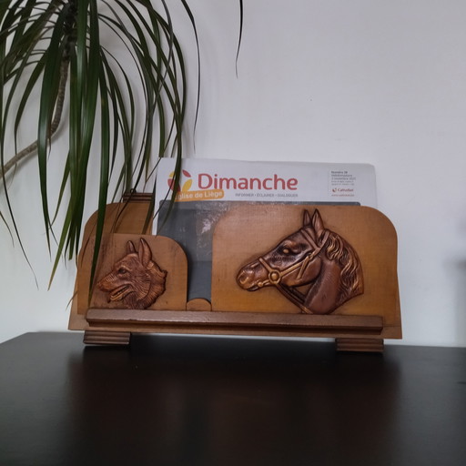 Brievenhouder. Art Deco.