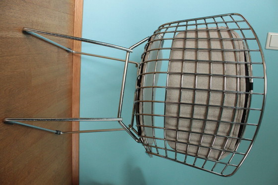 Image 1 of Sedia in filo di ferro di Harry Bertoia - Set di 6 pezzi