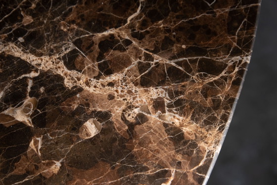 Originele Ronde Knoll Tulip Eettafel (152cm) in Emperador Glanzend in Nieuwstaat!! Eero Saarinen – Marble (photo 13 of 15)