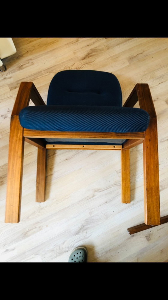Image 1 of Midcentury fauteuil teak Deens design vergaderstoel 6 stuks 