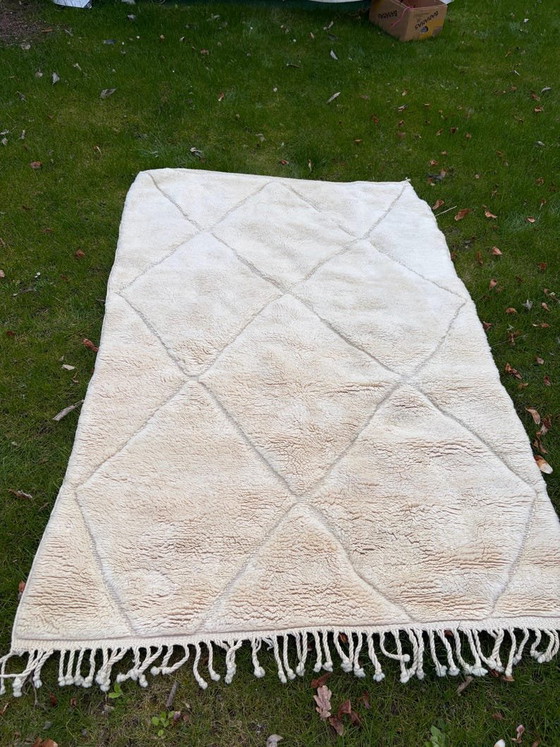 Magnifique tapis berbère en laine naturel 100/200cm – Wool (photo 2 of 5)