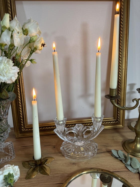 Image 1 of Vintage crystal chandelier