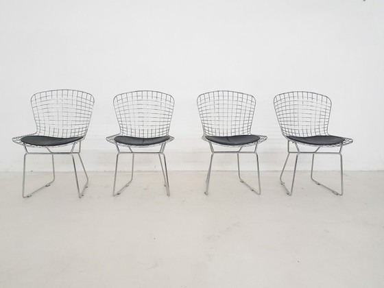 Image 1 of Set aus vier Drahtstühlen im Bertoia-Stil, 1970er Jahre