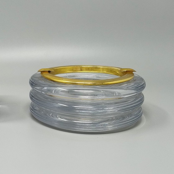 Image 1 of 1970s Impresionante juego de fumar por Antonio Imperatore en cristal de Murano.