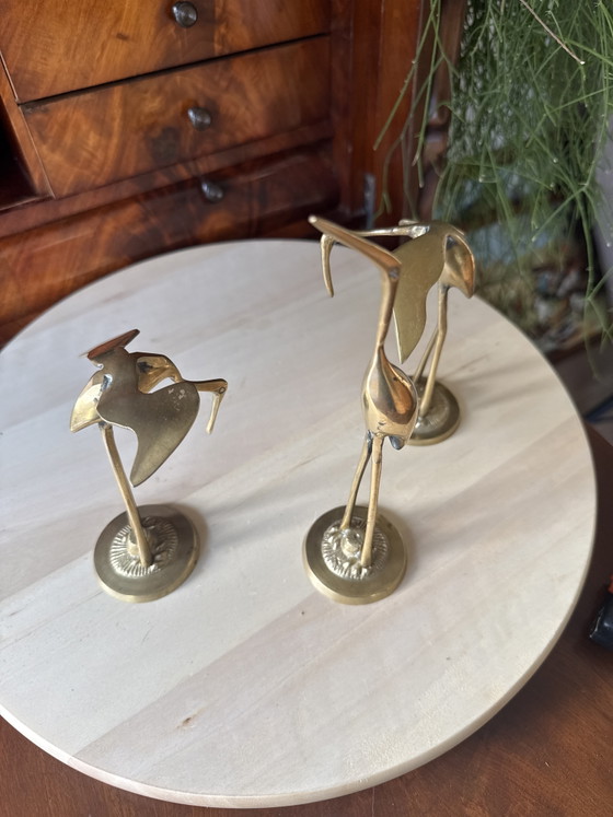 Drei antike Messingkräne – Dekorative Objekte, Brass (photo 2 of 9)