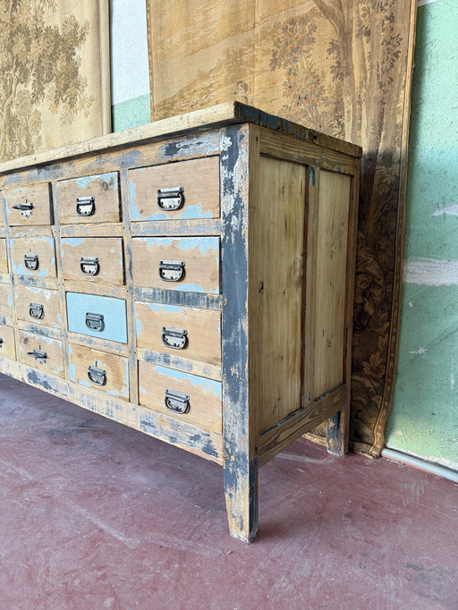 Grande cassettiera industriale dei primi del 900