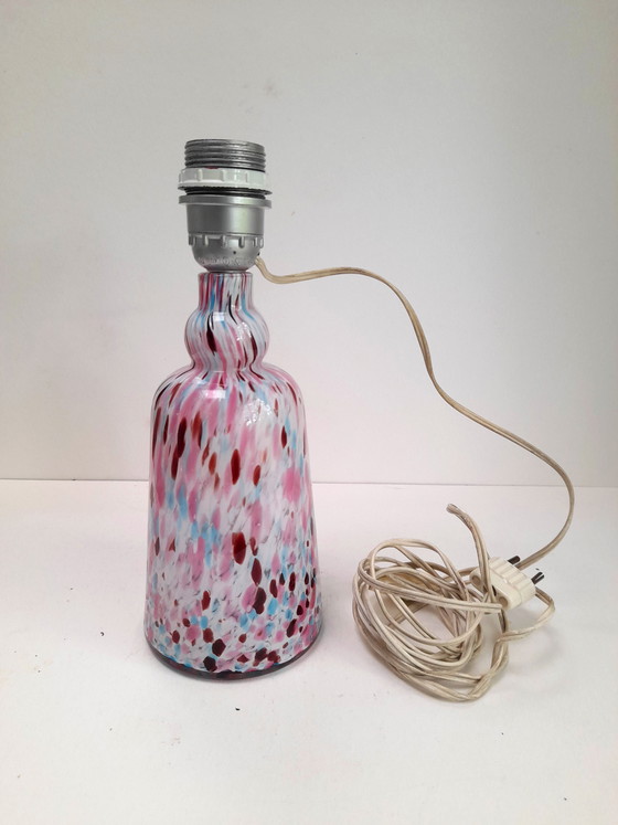 Image 1 of Beautiful speckled Murano glass lamp base