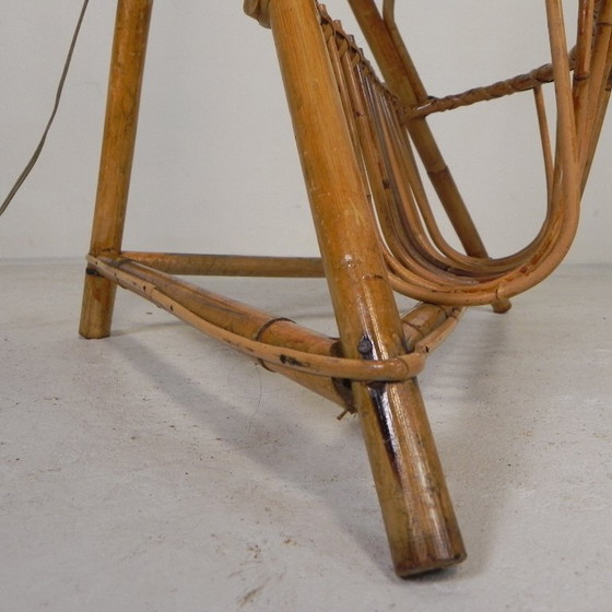 Image 1 of Standing bamboo lamp, 1950s