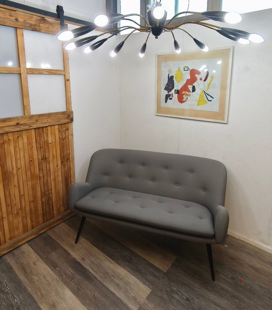 Image 1 of  50er-Jahre-Deckenleuchte/Sputnikleuchte, 12-flammig   