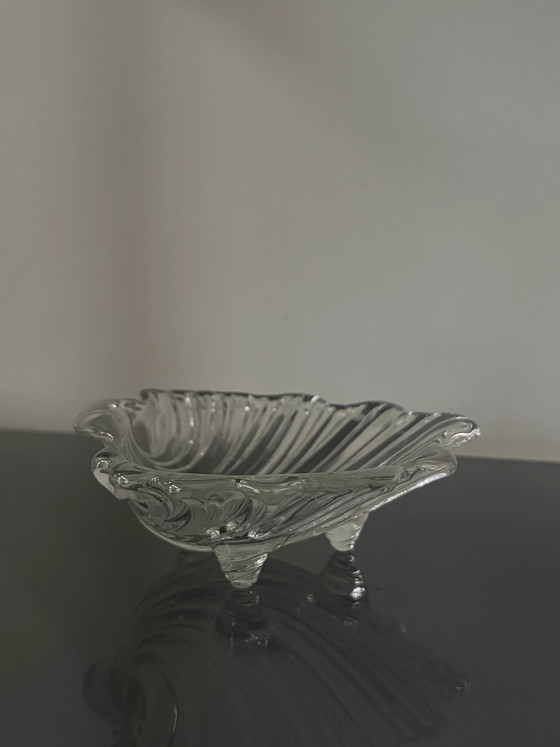 Ciotola vintage in cristallo a conchiglia “Florida” di Walther Glass – Ciotole, Crystal (photo 2 of 4)