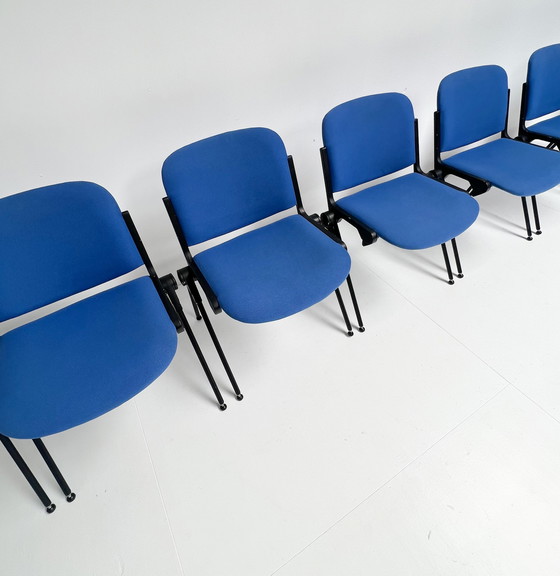 Image 1 of Satz von 7 Agora-Stühlen von Paulo Favaretto, 1960er Jahre