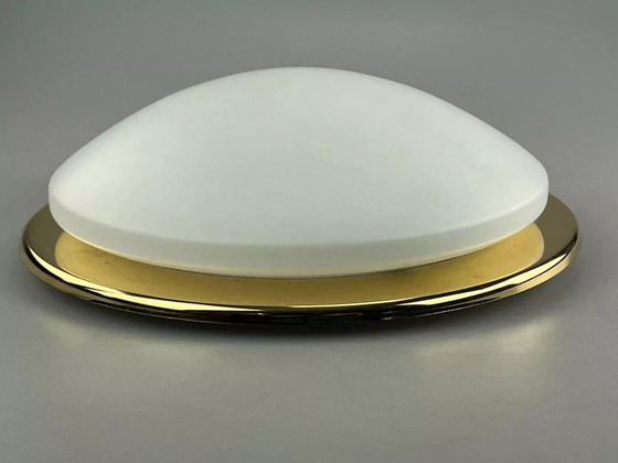 Image 1 of 60s 70s Hustadt lights Plafoniere ceiling lamp glass space age design