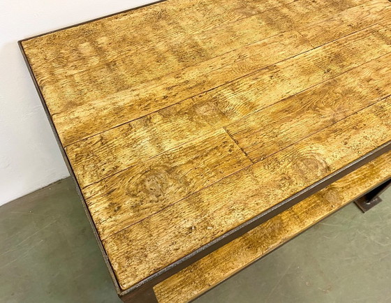 Image 1 of Red Industrial Coffee Table, 1960s