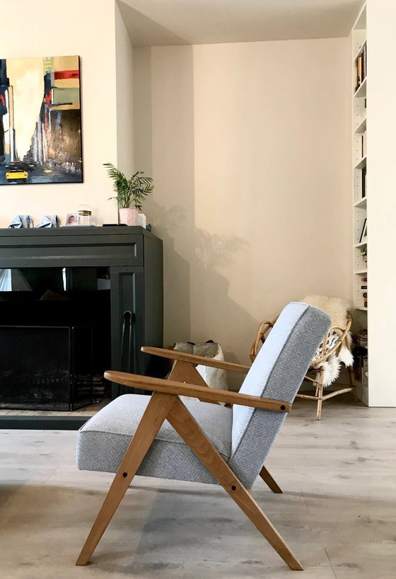 Image 1 of KOMPAS fauteuils in gemêleerd mintgroen