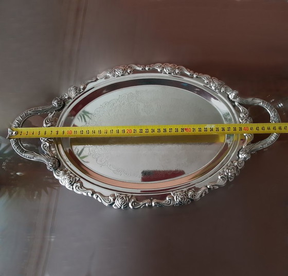 Image 1 of SET DA CAFFÈ ARGENTATO