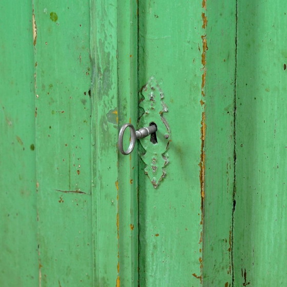 Image 1 of Cómoda de pino macizo, década de 1910