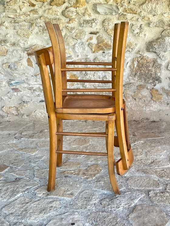 Image 1 of Vintage Bistro Chairs from Luterma, 1950s, Set of 2