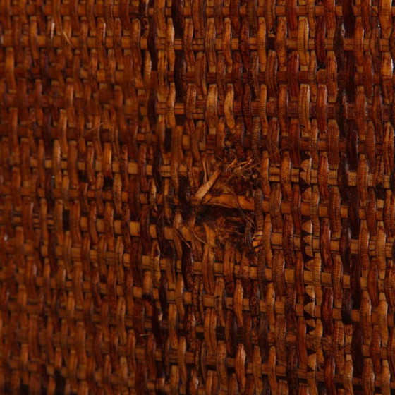 Image 1 of Vintage wicker, bamboo and brass desk by Dal Vera, 1970
