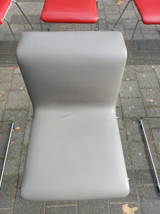 8x Bulo Tab Chair – Dining chairs, Wood, Leather (photo 5 of 17)