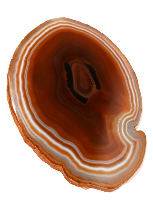 Polished agate disc