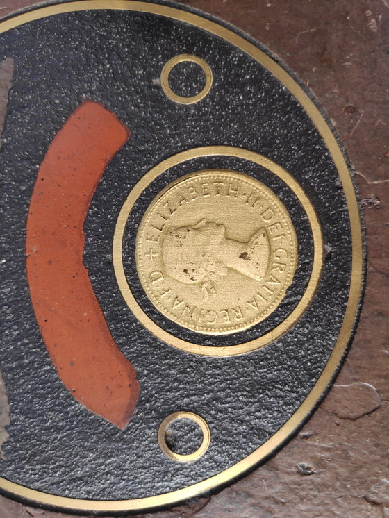 Image 1 of Tavolino da caffè brutalista in mosaico firmato da Paul Kingma, Paesi Bassi, anni '80