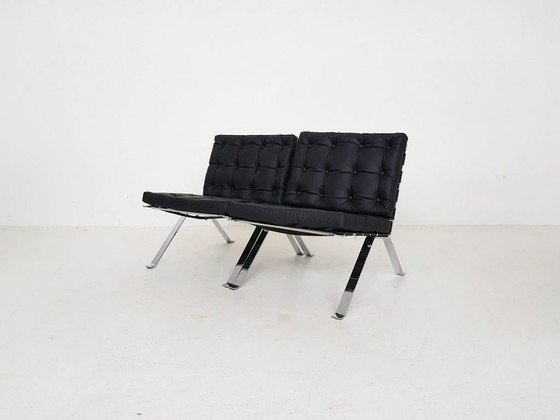 Image 1 of Set of 2 lounge chairs model Euro 1600 by Hans Eichenberger for Girsberger