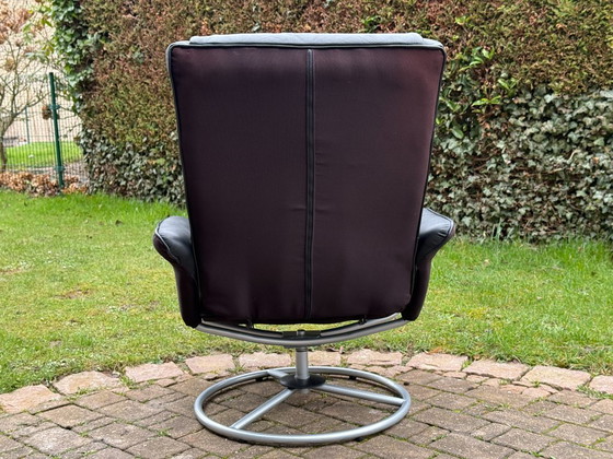Image 1 of Malung fauteuil van Ikea, 1999, zwart