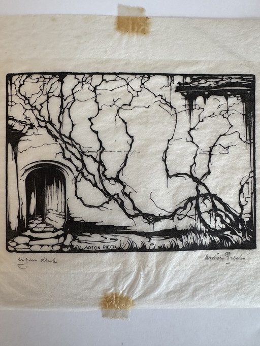 Petite gravure Anton Pieck
