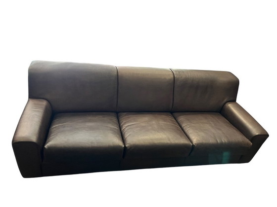 Image 1 of De Sede DS42 3 seater leather sofa