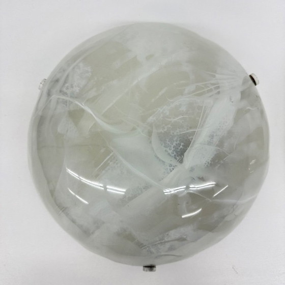Image 1 of Paire d'encastrés hillebrand en verre de Murano, 1970