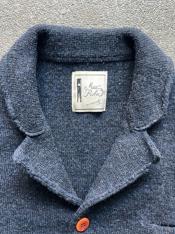 Image 1 of Max Rohr – Cárdigan icónico «Hecho en Italia» – 100 % lana virgen