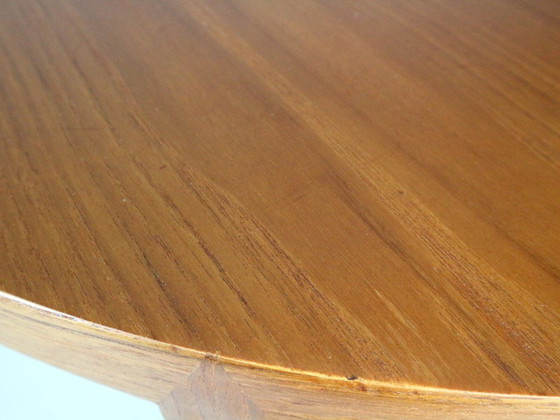 Image 1 of Teak Round Severin Hansen Coffee Table for Haslev Mobelfabrik by Bovenkamp