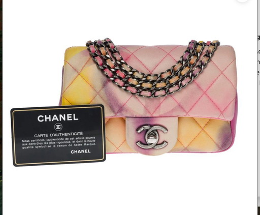 Borsa CHANEL Timeless/Classique in cuoio multicolore - 101158