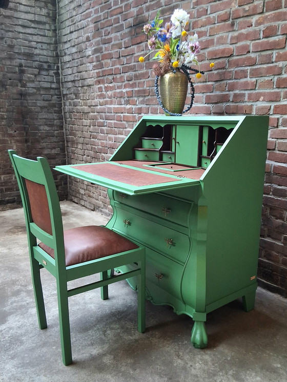 Image 1 of Sekretärschreibtisch, Bauchschrank