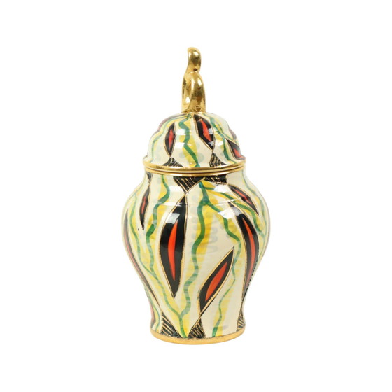 Image 1 of Fifties Lid Vase H. Bequet Jupiter