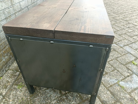 Industrieel Tv Meubel – Hal 5, tv-meubelen, Metal, Wood (photo 13 of 15)