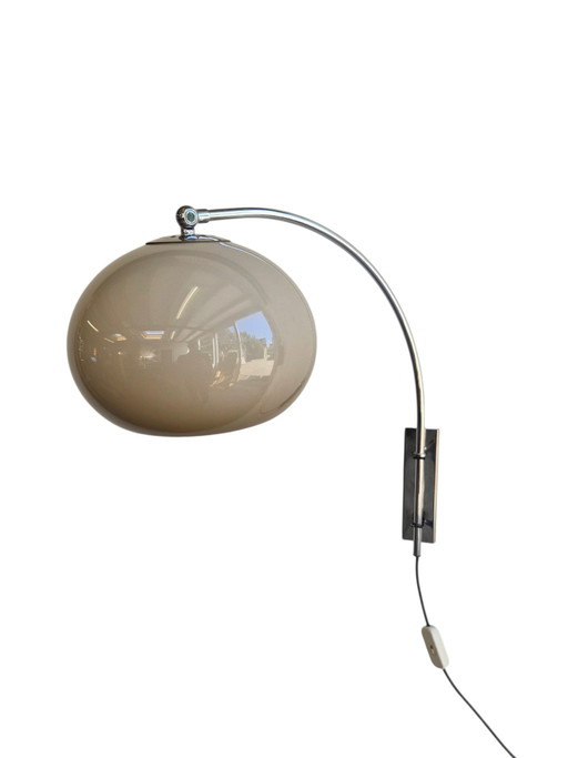 Vintage Dijkstra Wandlamp, Booglamp – wandlampen, Chrome, Plastic (photo 2 of 15)