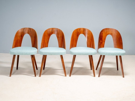 Image 1 of Antonín Šuman stoelenset, Tatra Nábytok, Tsjechoslowaaks ontwerp, jaren 60