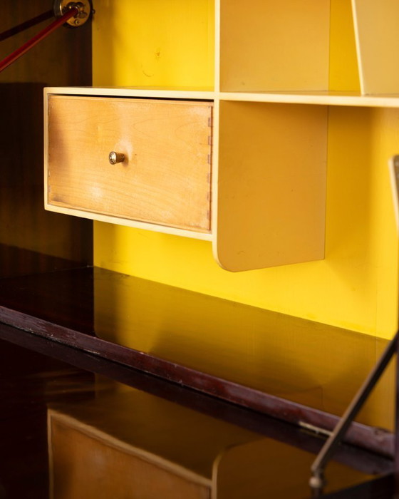 Image 1 of Pagina 1 di 29 Credenza alta in legno vintage anni '50 disegnata da Umberto Mascagni