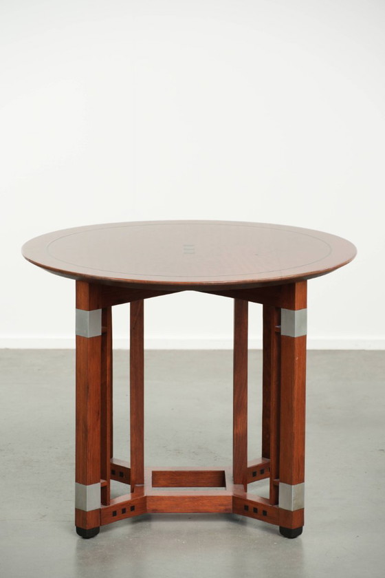 Ronde salon/bijzettafel van Schuitema in Art Deco design uit de Decoforma serie – Salontafels, Wood, Klassiek (photo 5 of 13)