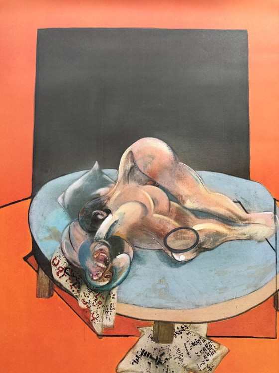 Francis Bacon (1909-1992), Marlborough Gallery, 1980,  Orginal Vintage Exhibition Poster, Paper, Multi Color (photo 11 of 11)