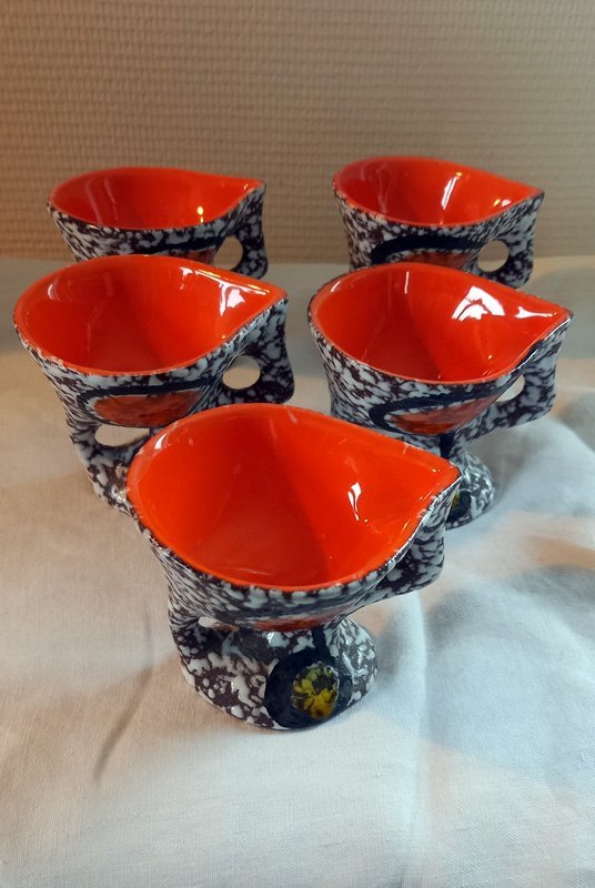 Image 1 of Kaffeeservice Le Vaucour Vallauris aus den 50er und 60er Jahren