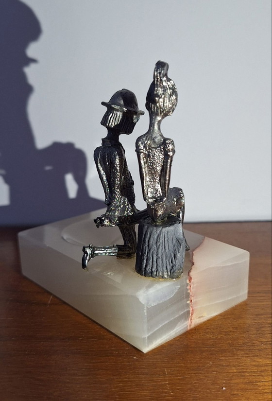Vide-poche / Posacenere 'Les Amoureux' – Oggetti decorativi, Pietra, Metallo (photo 4 of 7)